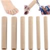 DONOONIS 6 pezzi puntali, protezione dita in silicone, 3 misure di protezione dita alluce, 15 cm di protezione dita tubolare, puntali separatori dita, per calli duroni pollice valgo protezione dita