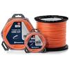Husqvarna 597669240 - Filo per decespugliatore, 3,3 mm, 120 m, colore: arancione/traslucido
