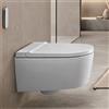 VASO BIDET GEBERIT AQUACLEAN SELA 146.220.JT.1 RIMFREE SOSPESO BIANCO SATINATO