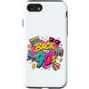 Funny Nineties 90s Costume Party Back to Custodia per iPhone SE (2020) / 7/8 Back to 90s Nostalgia Roller Skate Boombox Cassette anni Novanta