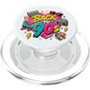 Funny Nineties 90s Costume Party Back to Back to 90s Nostalgia Roller Skate Boombox Cassette anni Novanta PopSockets PopGrip per MagSafe