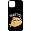 Punny Bone Custodia per iPhone 15 Plus Oh My Cod Divertente Pesce Pun