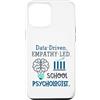 School Psychologist Mental Health Custodia per iPhone 12 Pro Max Data-Driven Empathy-Led School Psychologist Brain Graphic