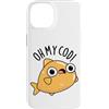 Punny Bone Custodia per iPhone 14 Oh My Cod Divertente Pesce Pun