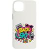 Funny Nineties 90s Costume Party Back to Custodia per iPhone 14 Plus Nastro a cassetta Boombox Roller Skate Cube in stile retrò anni '90