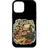 Jimbeels Custodia per iPhone 12 mini Library Due Date Lettura Biblioteca