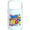 Funny Nineties 90s Costume Party Back to Custodia per iPhone 17 Pro Back to 90s Nostalgia Roller Skate Boombox Cassette anni Novanta