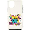 Funny Nineties 90s Costume Party Back to Custodia per iPhone 12/12 Pro Cube per pattini a rotelle Boombox, stile retrò, stile vintage, anni '90