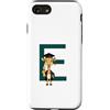 Timowo Studio Custodia per iPhone SE (2020) / 7/8 Giraffa Diploma Lettera E Alfabeto Animale