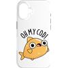 Punny Bone Custodia per iPhone 16 Oh My Cod Divertente Pesce Pun