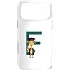 Timowo Studio Custodia per iPhone 17 Pro Max Giraffa Diploma Lettera F Alfabeto Animale