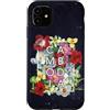 Family Heritage Gifts Custodia per iPhone 11 Fiori di Cambogia Parola Art - Khmer Pride