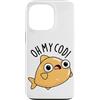 Punny Bone Custodia per iPhone 13 Pro Oh My Cod Divertente Pesce Pun