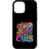 Cruise Life Graphics Custodia per iPhone 12 Pro Max Happy Cruise Ship Ocean Voyage Travel Design