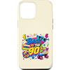 Funny Nineties 90s Costume Party Back to Custodia per iPhone 12 Pro Max Nastro a cassetta retrò Boombox Roller Skate Ninetie Ritorno agli anni '90