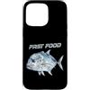 Giant Trevally GT Fishermen Humor Custodia per iPhone 15 Pro Max Fast Food Giant Trevally GT Fisherman divertente gioco di parole di pesca