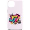 Funny Nineties 90s Costume Party Back to Custodia per iPhone 13 Back to 90s Nostalgia Roller Skate Boombox Cassette anni Novanta