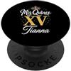 Mis Quince Tianna Tees Mis Quince Tianna 15 Quinceanera Messicano Compleanno XV Festa PopSockets PopGrip Adesivo