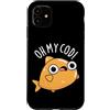 Punny Bone Custodia per iPhone 11 Oh My Cod Divertente Pesce Pun