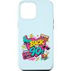 Funny Nineties 90s Costume Party Back to Custodia per iPhone 12 Pro Max Vintage Back to 90s Cassette Boombox Roller Skate anni Novanta