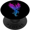 On Point LGBT Styles Bisexual Phoenix Bird Bi Pride Flag Rising From Ashes PopSockets PopGrip Adesivo