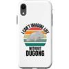 Retro Dugong I Can't Imagine Life Withou Custodia per iPhone XR Vintage Carino Dugongo non riesco a immaginare la vita senza Dugong