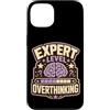 Jimbeels Custodia per iPhone 13 Expert Level Overthinking Umorismo agenda