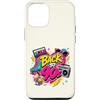 Funny Nineties 90s Costume Party Back to Custodia per iPhone 12/12 Pro Back to 90s Nostalgia Roller Skate Boombox Cassette anni Novanta