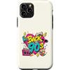 Funny Nineties 90s Costume Party Back to Custodia per iPhone 11 Pro Cube per pattini a rotelle Boombox, stile retrò, stile vintage, anni '90