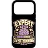 Jimbeels Custodia per iPhone 17 Pro Expert Level Overthinking Umorismo agenda
