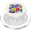 Funny Nineties 90s Costume Party Back to Cube per pattini a rotelle Boombox, stile retrò, stile vintage, anni '90 PopSockets PopGrip per MagSafe