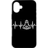 Magliette divertenti sullo Space Shuttle Custodia per iPhone 16 Plus Battito del cuore dello Space Shuttle astronauta