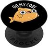 Punny Bone Oh My Cod Divertente Pesce Pun PopSockets PopGrip Adesivo