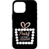 Pearls Are Always Appropriate Jewelry Gi Custodia per iPhone 16 Pro Max Collana di perle Class Lady Le perle sono sempre appropriate