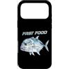 Giant Trevally GT Fishermen Humor Custodia per iPhone 17 Pro Max Fast Food Giant Trevally GT Fisherman divertente gioco di parole di pesca