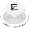 Timowo Studio Giraffa Diploma Lettera E Alfabeto Animale PopSockets PopGrip per MagSafe