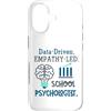School Psychologist Mental Health Custodia per iPhone 17 Data-Driven Empathy-Led School Psychologist Brain Graphic