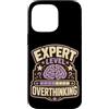 Jimbeels Custodia per iPhone 14 Pro Max Expert Level Overthinking Umorismo agenda