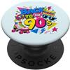 Funny Nineties 90s Costume Party Back to Back to 90s Nostalgia Roller Skate Boombox Cassette anni Novanta PopSockets PopGrip Adesivo