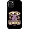 Jimbeels Custodia per iPhone 11 Pro Expert Level Overthinking Umorismo agenda