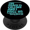 Matching Monterey Beach California Vacat La spiaggia chiama e devo andare a Monterey Beach California PopSockets PopGrip Adesivo
