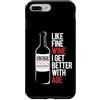 LIKE FINE WINE BETTER WITH AGE Birthday Custodia per iPhone 7 Plus/8 Plus COME FINE WINE I GET BETTER WITH AGE 1955 Compleanno Meme