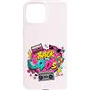 Funny Nineties 90s Costume Party Back to Custodia per iPhone 15 Retro Back to 90s Cassette Boombox Roller Skate Cube