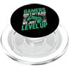 Funny Video Game Lover Designs For Gamer Gamers Don't Get Older We Just Level Up Funny Gamer Retro PopSockets PopGrip per MagSafe