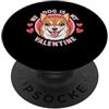 Chihuahua Puppy Lover PS Il mio cane è il mio chihuahua di San Valentino. Amante delle zampe PopSockets PopGrip Adesivo