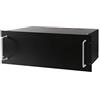 Blanko 480 mm (19) Contenitore vuoto rack 4U, Kit di montaggio, Nero