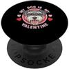Miniature Schnauzer Puppy Lover PS Schnauzer in miniatura con scritta My Dog Is My Valentine PopSockets PopGrip Adesivo