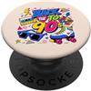 Funny Nineties 90s Costume Party Back to Nastro a cassetta Boombox Roller Skate Cube vintage anni '90 PopSockets PopGrip Adesivo