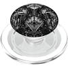 Musicista camicia strumenti musicali acc Drummer Batterie Black-Lace Lingerie-gothic batterista PopSockets PopGrip per MagSafe