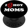 I Love Stuff Designs Amo le mamme calde con il cuore anatomicamente corretto PopSockets PopGrip Adesivo